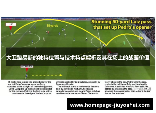 大卫路易斯的独特位置与技术特点解析及其在场上的战略价值